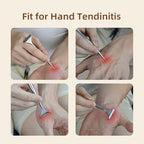 NHO 2-in-1 Acupuncture Pen,Fascia Blaster for Pain Relief, Stainless Steel Gua Sha Scraper & Acupressure Massage Pen, Dual-Ended Fascia Release Tool for Muscle, Neck, Face, Plantar Fasciitis Relief