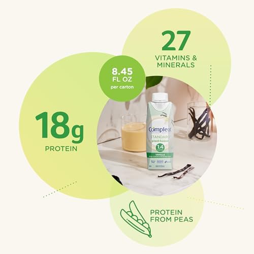 Nestle Compleat Standard 1.4 Cal Oral Supplement Vanilla 8.45 oz Carton 24 Ct