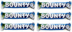 Bounty's-Milk Chocolate & Coconut Bar, Twin Pack 57g, Pack of 6