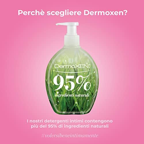 DERMOXEN Intimate Wash Gel for Women | Helps Prevent Odor | pH 4.8 Balanced Cleanser with Lemon & Melissa Oils | Gentle Feminine Hygiene for Daily Use | 95% Natural | Sensitive Skin | 6.76 fl oz