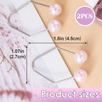 HINZIC 2Pcs Natural Dimple Makers, Facial Muscle Dimple Trainer, Pink Exerciser Lift Tools for Women Beautiful Smile