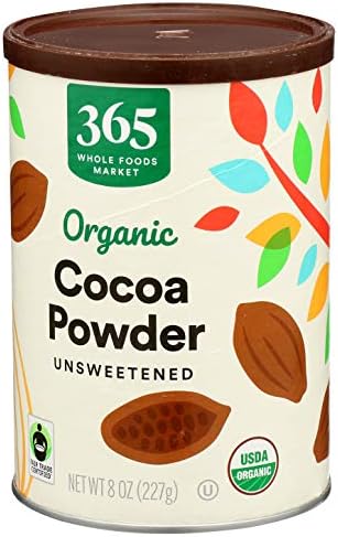 365 by Whole Foods Market, Organic Cocoa Powder, Unsweetened, 8 Ounce