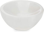 WBM Selenite Crystal Bowl - 4 Inch for Smudging, Healing and Recharging Crystals, Charging Station for Crystals and Healing Stones |Witchcraft Supplies - White
