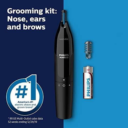 Norelco Philips Nose Trimmer 1000, Black, NT1605/60