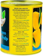 Desi Kitchen Alphonso Mango Pulps 850g(30oz) Delicious flavor By Rani Foods Inc