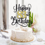 happy 83th birthday cake topper,83 birthday party cake decorations