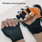 Rehabilitation Robot Gloves for Stroke Hemiplegia, Finger Straightening Brace Guard Protector for Patients with Hand Dysfunction, Smart Splint Auxiliary Gloves(Size:Right-XL)