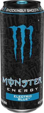 Monster Energy Electric Blue, Energy Drink, 16 Ounce (Pack of 15)