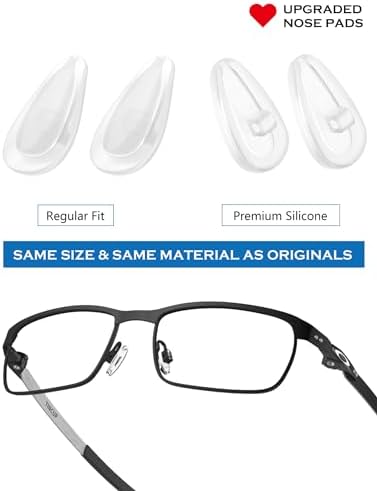 Replacement Nosepieces Nose Pads for Oakley Fuller OX3227 Eyeglasses