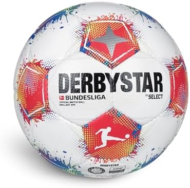 Derbystar Bundesliga Brillant APS v25 Soccer Ball, Size 5