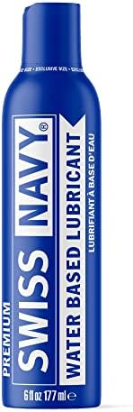 SWISS NAVY Toy & Body Foaming Cleaner 1.6oz and Premium Water-Based Personal Lubricant 6oz