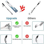 Fanwer Premium Long Handled Shoe Lifter 16" to 31" Adjustable Expander Shoe Horn - Extends & Collapses Stainless Steel Telescopic Spring Shoehorn