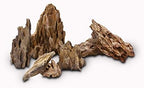 LANDEN Natural Dragon Stones (16lbs, 2~8 inches,7-8pcs) for Aquascaping Terrariums, Paludariums,Vivariums, Reptile and Amphibian Enclosures