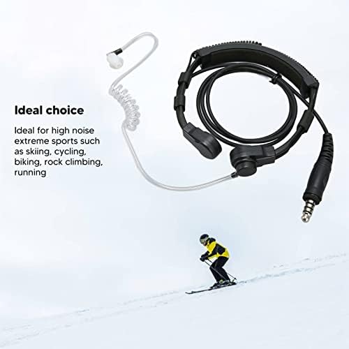 U94 PTT Adapter,U94 PTT Adapter Push to Talk Button Walkie Talkie Headset Connector Cable Radios Civilian Wiring Talkie Earpiece Headset U94 PTT System Military Adapter for T5000