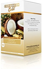 Caribbean Gold Fruit and Herbal Teas (Coconut & Pineapple)
