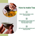 Dried Mistletoe 2oz (57g) Viscum Album 100% Natural Herb Tea Hujisheng No Additives Vegan Friendly Dried Mistletoe 100% Caffeine-Free Herbal Tea, Traditional Herbal Ingredient