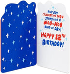 American Greetings Epic 12th Birthday Card for Kids, Happy Birthday Card for 12-Year-Old Boys or Girls (Celebrating You)