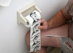 BigMouth Inc Donald Trump Toilet Paper - Novelty Presidential Toilet Tissue Features The President’s Face - Usable Roll of Paper, Makes a Hilarious Gag Gift