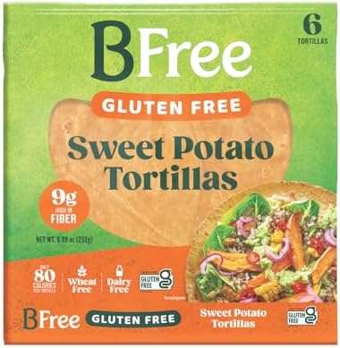 BFree Variety Pack, 1 High Protein Carb Savvy Wraps, 7.41 OZ, 2 Sweet Potato Wraps, 8.89 OZ, 1 CT