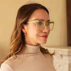 Oversized Cat Eye Blue Light Blocking Reading Glasses for Women Men, TR90 Stylish Glasses, Computer Readers
