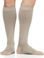 VIM & VIGR Moisture Wick Nylon 15-20 mmHg Graduated Compression Socks for Women & Men