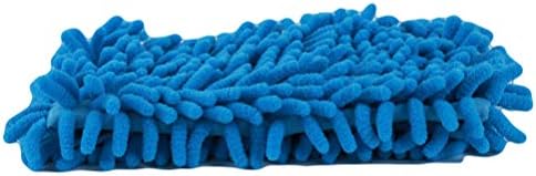 Home Cleaning Pad Coral Velet Refill Household Dust Mop Head Replacement Floor Soft Texture Practical Tool (Blue)