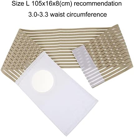 SUPVOX Ostomy Support Belt Elastic Hernia Band Breathable Belly Band for Man Woman Colostomy Abdominal Support