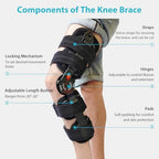 KD ROM Knee Brace: Hinged Post-Op Knee Brace for Arthritis, ACL, MCL, and PCL Injury – Optimal Support for Rehabilitation