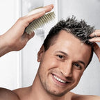 ecoed Scalp Massager Shampoo Brush,Scalp Scrubber for Dandruff Removal, Scalp Care Hair Brush Wet & Dry detangler for Men and Women. (Grey, 1pc- Soft for Short & Medium Hair)