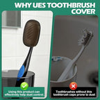 Lapfoon 6 Packs Silicone Toothbrush Covers, Tooth Brush Cover Cap for Electric & Manual Toothbrush Heads