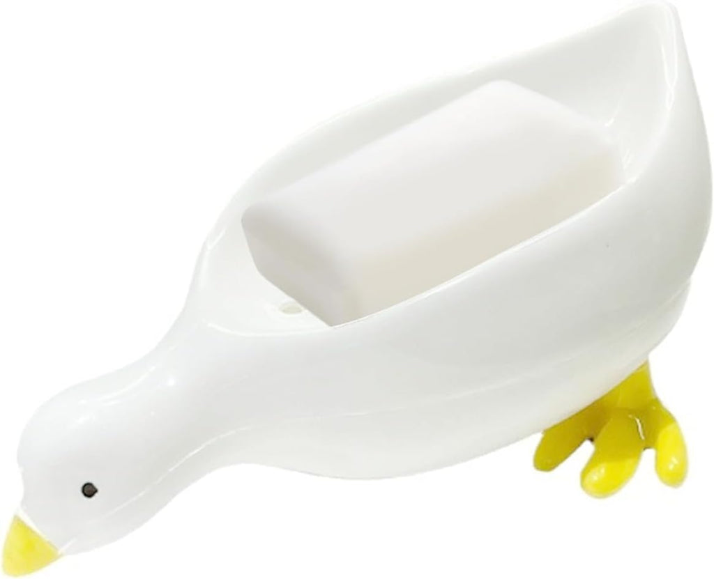 Soap Dish for Shower,Soap Holder Shower,Soap Bar Holder Saver,Cute Duck Style 1 PCS