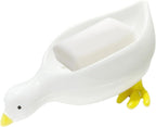 Soap Dish for Shower,Soap Holder Shower,Soap Bar Holder Saver,Cute Duck Style 1 PCS