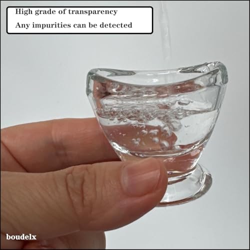 2 Pcs Glass Eye Wash Cups Eye Wash Cleaner for Eye Rinse,Portable Eye Care Tools