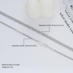 Couple Bracelet Shiny Stainless Steel Bracelet Set Stainless Steel Stainless Steel Couple(Silver)