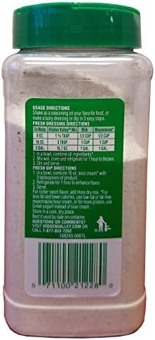 Hidden Valley Ranch Homestyle Seasoning & Salad Dressing Mix Powder 15.7 oz