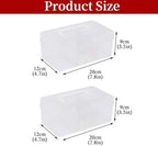 First Aid Box and Pet Frist Aid Storage Bin, Plastic Medicine Kit Case Empty, Divided Medicine Storage Box with Locking Lid & Handle, Traveling Emergency Supply Organizer for Family and Pet