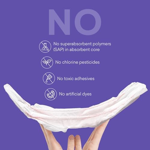 PurComfy 24 Count Premium Postpartum Pads with Wings, Large Maximum Absorbency Postpartum Maternity Pads Ultra Soft Heavy Flow Secure Leak Protection After Birth