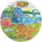 Dekora, Edible Dinosaur Cake Decorations, Edible Cake Toppers Decoration for Boys and Girls Birthday, Dinosaur Image Sheet for DIY Cake Decorating, 7.8-Inch Round Wafer Paper, Sugar-Free
