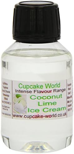Cupcake World Coconut and Lime Ice Cream Intense Food Flavouring 100 ml