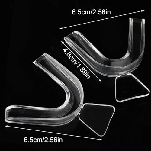 4PCS Dental Trays for Whitening Teeth Thermoplastic Teeth Whitening Mouth Trays Tooth Mouth Guard Whitening Teeth Trays with Case Mouth Guard Care Oral Hygiene Tooth Tool