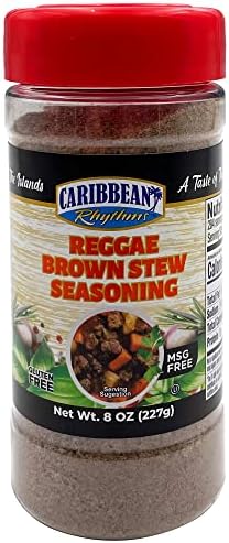 Caribbean Rhythms Reggae Brown Stew Seasoning, 8 oz.