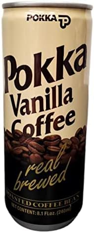 POKKA Coffee 9-Pack Set - Milk Coffee, Vanilla Coffee, Cappuccino, 8.1 Fl Oz (240ml) Each (Vanilla Coffee)