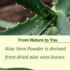 minature 100% Aloe Vera Powder (Aloe Barbadenis) 227g (8 oz)| Pure Aloe Vera Leaf Powder