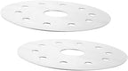 2pcs Stainless Steel Heat Conduction Plate Heat Diffuser Stainless Steel Plate Adapter Induction Cookware Kitchen Accessory Household Heat Conduction Plate Dedicated