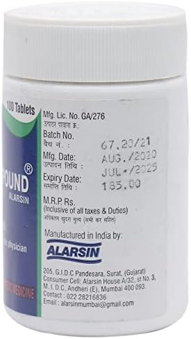 Alarsin R Compound Tablets 100
