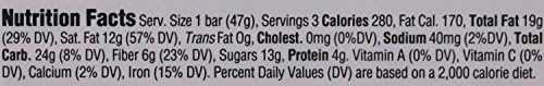 Trader Joe's 72% Cacao Belgian Dark Chocolate Bars (1 Pack of 3)