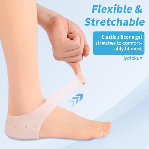 Silicone Heel Protectors for Shoes (2-Pair) (Multicolor, Universal)