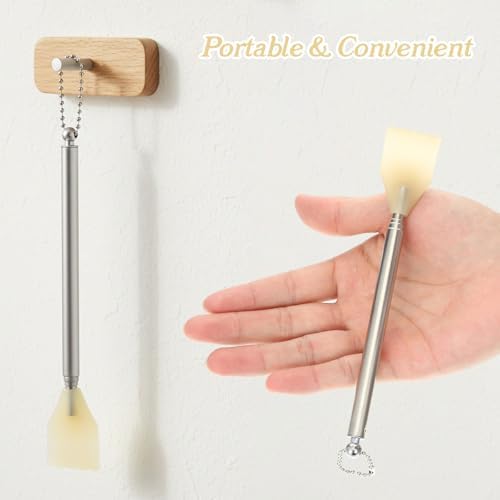 10 Pcs Extendable Back Scratcher - 16.5 to 42cm Metal Back Scratcher for Men and Women - Portable Itch Relief Tool