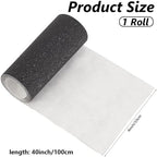 CRASPIRE 39.37 x 4 Inch Shoe Sole Protector Roll Shoe Sole Adhesive Tape Black Non Slip Self Adhesive Texture Lattice Bottom Shoe Cover Pads Stickers for High Heels Shoes Outdoors Protector