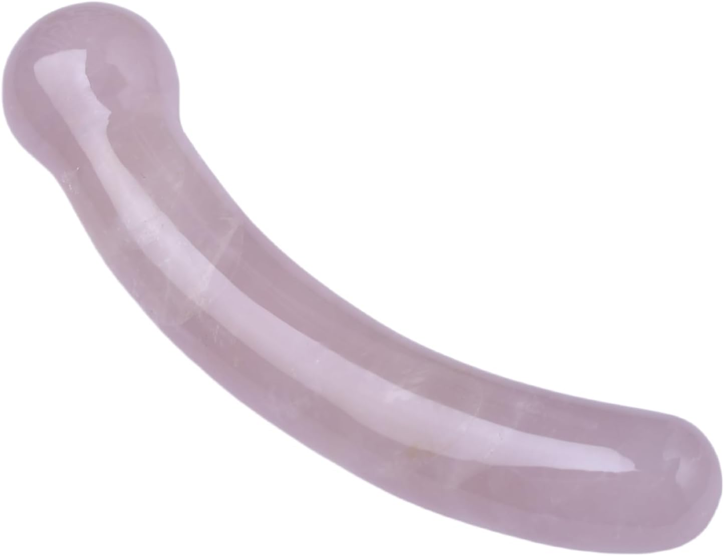 Rose Quartz Healing Wand Pink Natural Crystal 7.08 Inch Yoni Wand for Spiritual Wellness Chakra Balancing Meditation